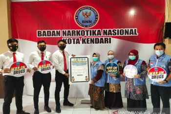 Polres Kendari menggagas pembentukan Kampung Tangguh Antinarkoba