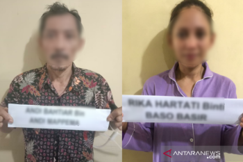 Polda Sultra tangkap pria setengah tua dan wanita edarkan sabu-sabu