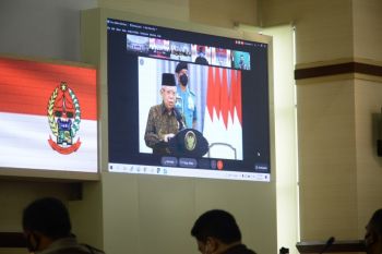 Kakanwil Kemenkumham Sulsel hadiri Puncak Peringatan HANI 2021 secara virtual