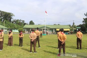 Perkemahan bhakti Saka Wira Kartika di Kodim 1709 Yawa