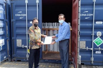 Indonesia berikan 2.000 tabung oksigen kepada India