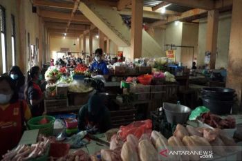 Pedagang pasar tradisional sukseskan "Boyolali di Rumah Saja"