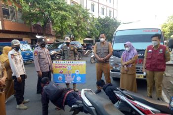 Puluhan warga OKU terjaring razia protokol  kesehatan