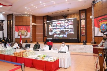 Polda Sumut ungkap kasus sabu-sabu 242,34 kg dan pil ekstasi 48.418 butir
