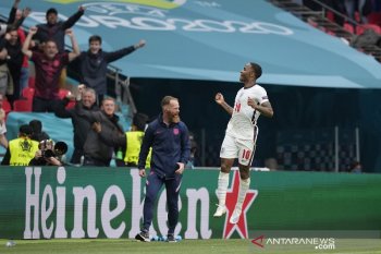 Mantan penyerang Inggris puji keberanian Southgate pasang Raheem