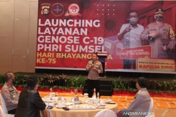 Polda Sumsel bersama PHRI luncurkan pelayanan  tes COVID-19 di hotel