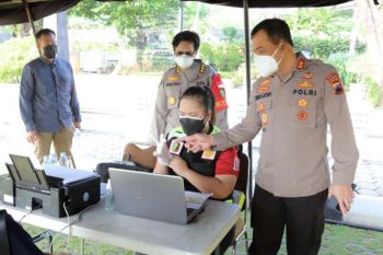 Gerai Vaksinasi Presisi Polda Jateng targetkan 20.000 orang per hari