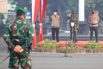 Ribuan personel siap sukseskan PPKM darurat di Jatim