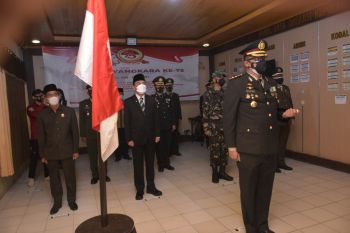 Adipati ikuti upacara peringatan Hari Bhayangkara ke-75