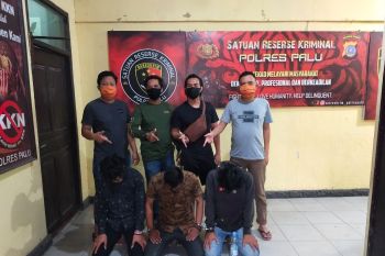 Tiga pria pencuri mobil di Soppeng,  ditangkap di Palu