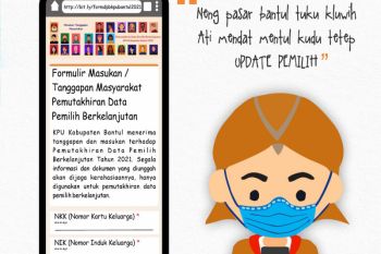 KPU Bantul mengmbangkan sistem informasi jaga data pemilih