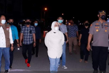 Bupati Mamuju Sulbar pimpin operasi yustisi untuk perketat protokol kesehatan