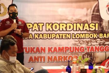 Polres Lobar Bentuk Kampung Tangguh Anti Narkoba