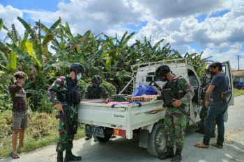 Satgas TNI Yonif 512 gelar razia di perbatasan RI-PNG cegah barang terlarang