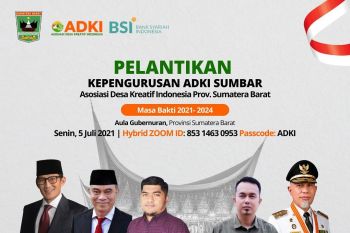 Siang ini Pengurus ADKI Sumbar Dilantik, Energi Baru Tumbuhkan Kreatif Desa-Nagari