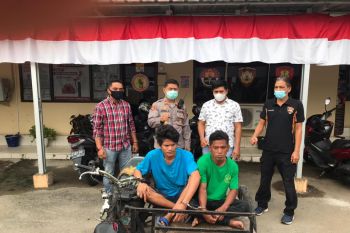 Mencuri di gudang PLN, dua pelaku diringkus polisi
