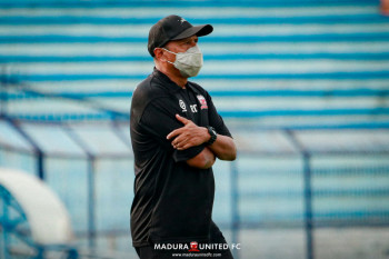 Kata RD disiplinnya pertahanan Tira Persikabo jadi penyebab Madura United sulit cetak gol