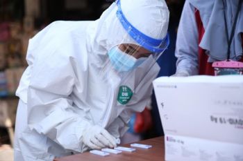 Dinkes Tanjungpinang: Alat  usap antigen  yang  kami gunakan sesuai standar