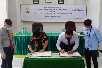 Bank Sulteng tandatangani MoU dengan Kejari Poso