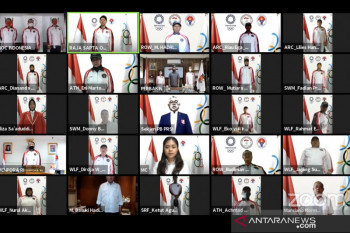 Menpora mengukuhkan atlet Indonesia untuk Olimpiade Tokyo secara virtual