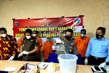 Polda Kaltara musnahkan BB narkoba
