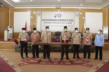 Ali Rahman buka Muscab V Gerakan Pramuka Waykanan