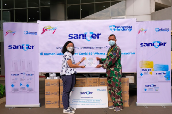 Rumah Sakit Darurat COVID-19 Wisma Atlet terima puluhan ribu sabun &amp; hand sanitizer