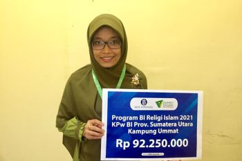 Perwakilan BI Sumut-DD Waspada gulirkan program BI Religi Islam Kampung Umat