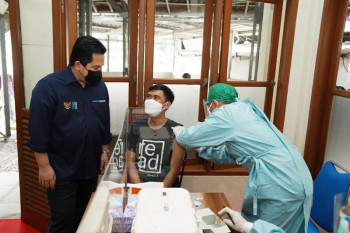 Menteri BUMN puji PT KAI prioritaskan layanan vaksin bagi penumpang