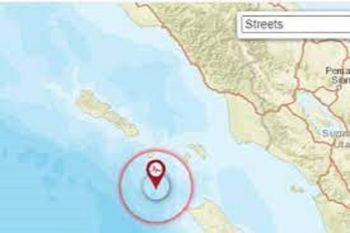 Gempa bumi magnitudo 5,6 Nias Utara terasa hingga Kota Gunungsitoli