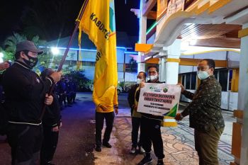 Sekda Kotabaru lepas 116 kontingen Popda.