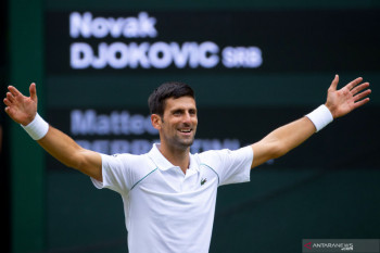 Olimpiade Tokyo - Djokovic jajal venue, siap hidupkan mimpi Golden Slam