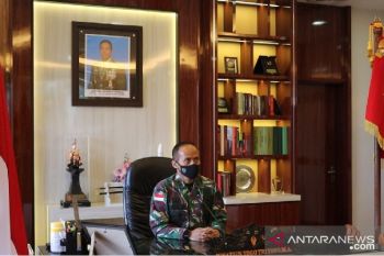 Pangdam Cenderawasih ikuti "Pray From Home" bersama Presiden Joko Widodo secara virtual
