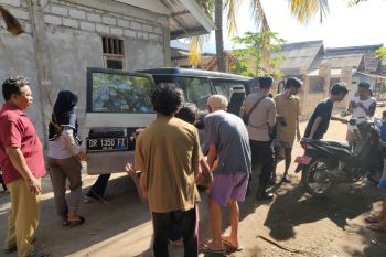 Saat pasang regulator elpiji meledak, dua warga Desa Padak Goar terbakar