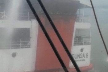 Tim SAR selamatkan 86 penumpang kapal terbakar saat berlayar menuju Pelabuhan TAA Banyuasin