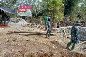 TMMD bangun jalan penghubung tiga desa di Morowali