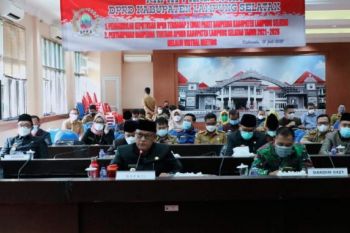 Bupati Lampung Selatan sampaikan raperda RPJMD tahun 2021-2026