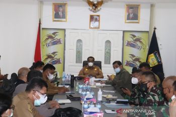 Pejabat Kodam XVII/Cenderawasih rakor dengan Sekda Papua bahas vaksinasi pelajar