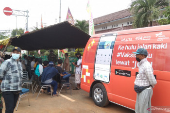 44,10 juta jiwa penduduk di Indonesia telah mendapatkan vaksin dosis pertama