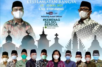 Kemenag Sulsel ajak masyarakat doa bersama agar pendemi COVID-19 berakhir