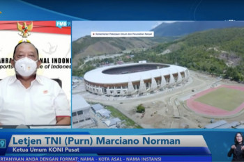 KONI: Vaksinasi atlet PON Papua capai 70 persen