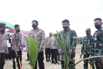 Kapolda Sulut letakkan batu pertama pembangunan mako Polres Bolmong-Bolmut