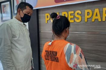 Seorang ibu di Padang Pariaman melanjutkan usaha terlarang suaminya