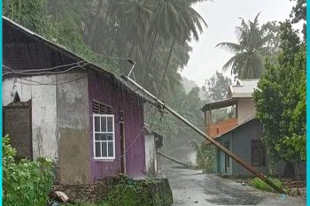 PLN bergerak cepat pulihkan listrik akibat cuaca buruk di Sitaro