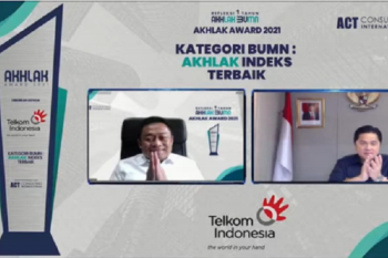 Telkom raih juara umum AKHLAK Award 2021