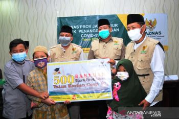 Baznas Jatim biayai pendidikan anak dari orang tua meninggal pandemi COVID-19