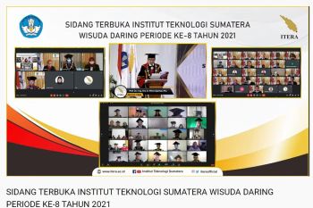 Itera wisuda 292 lulusan sarjana secara daring