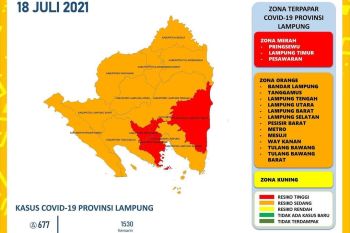 Lampung catat rekor, terjadi  penambahan 677 kasus COVID-19