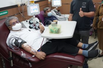 Donor darah atasi COVID-19 di Riau