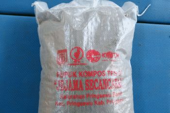 TPS3R Pringsewu Barat produksi kompos kemasan